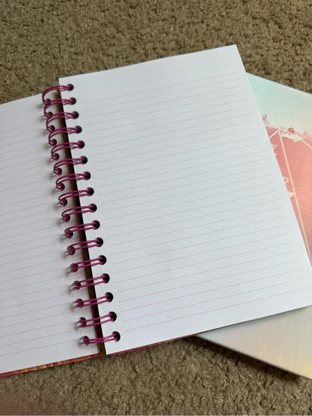 Source Unknown Spiral Notebook Duo - Pink, Yellow, Green, Blue